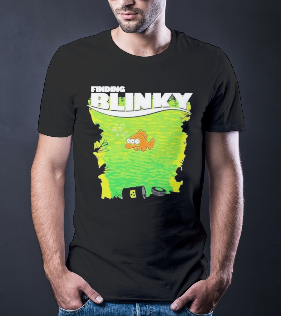 Finding Blinky Three-Eyed Fish Dump Reference T-Shirt