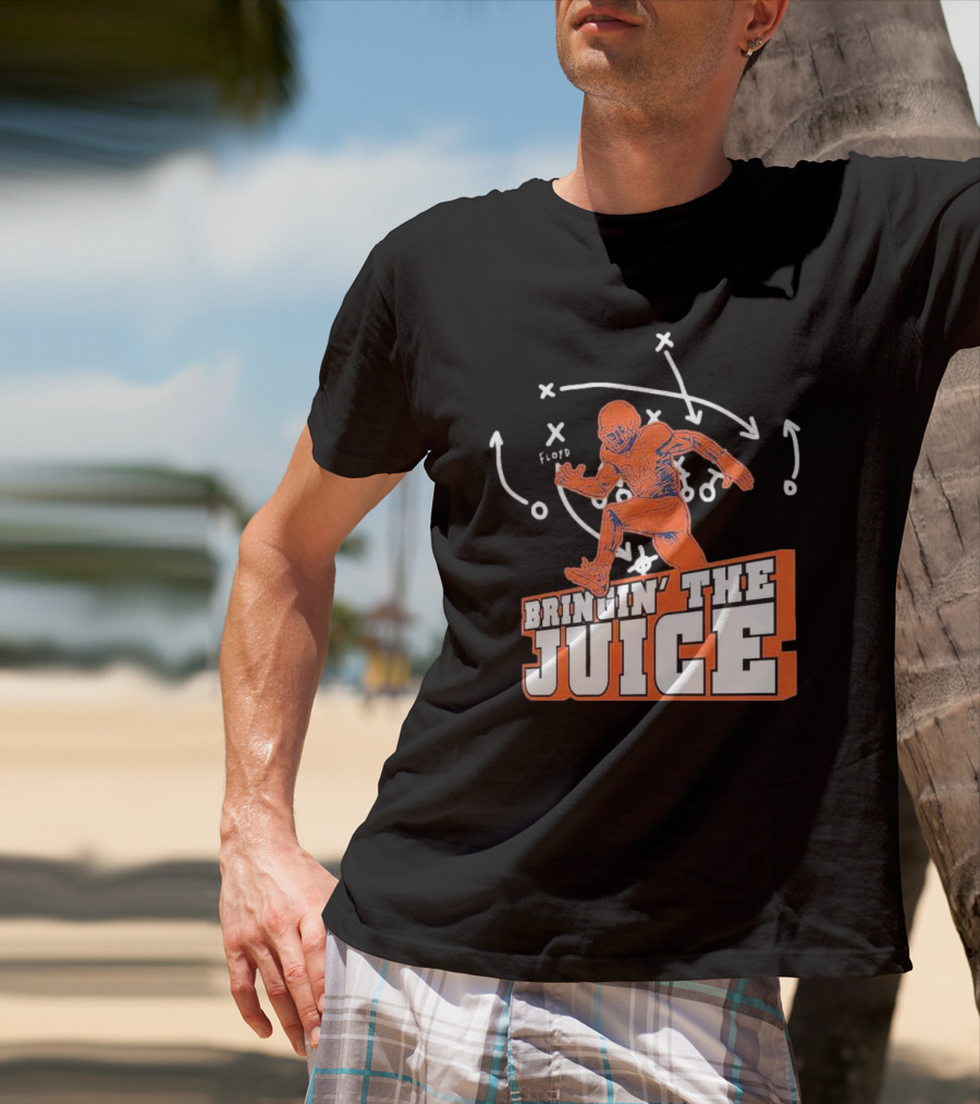 Bringin' The Juice Football Play Diagram T-Shirt
