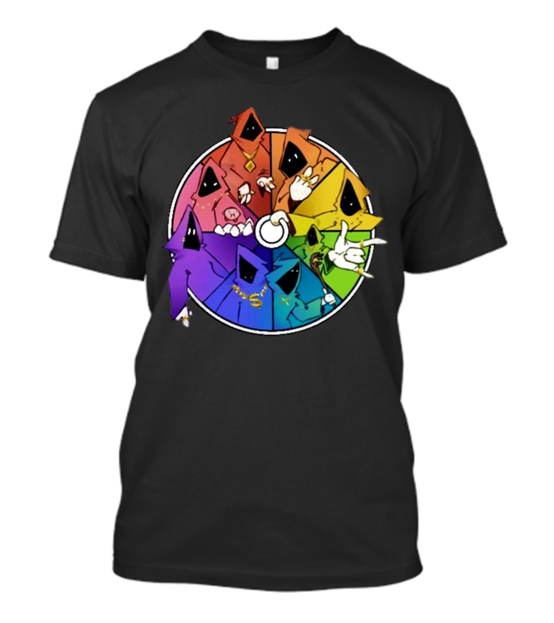Shadow Wizard Money Gang Rainbow Circle T-Shirt