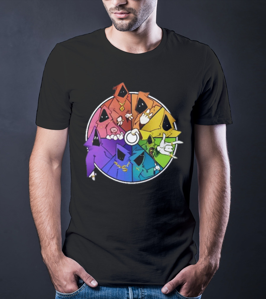 Shadow Wizard Money Gang Rainbow Circle T-Shirt