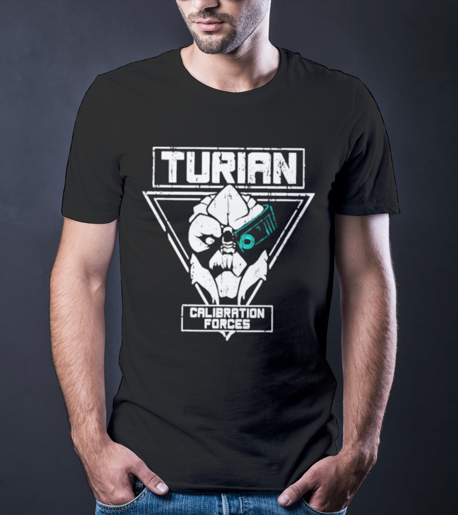 Turian Calibration Forces Mass Effect Gaming T-Shirt