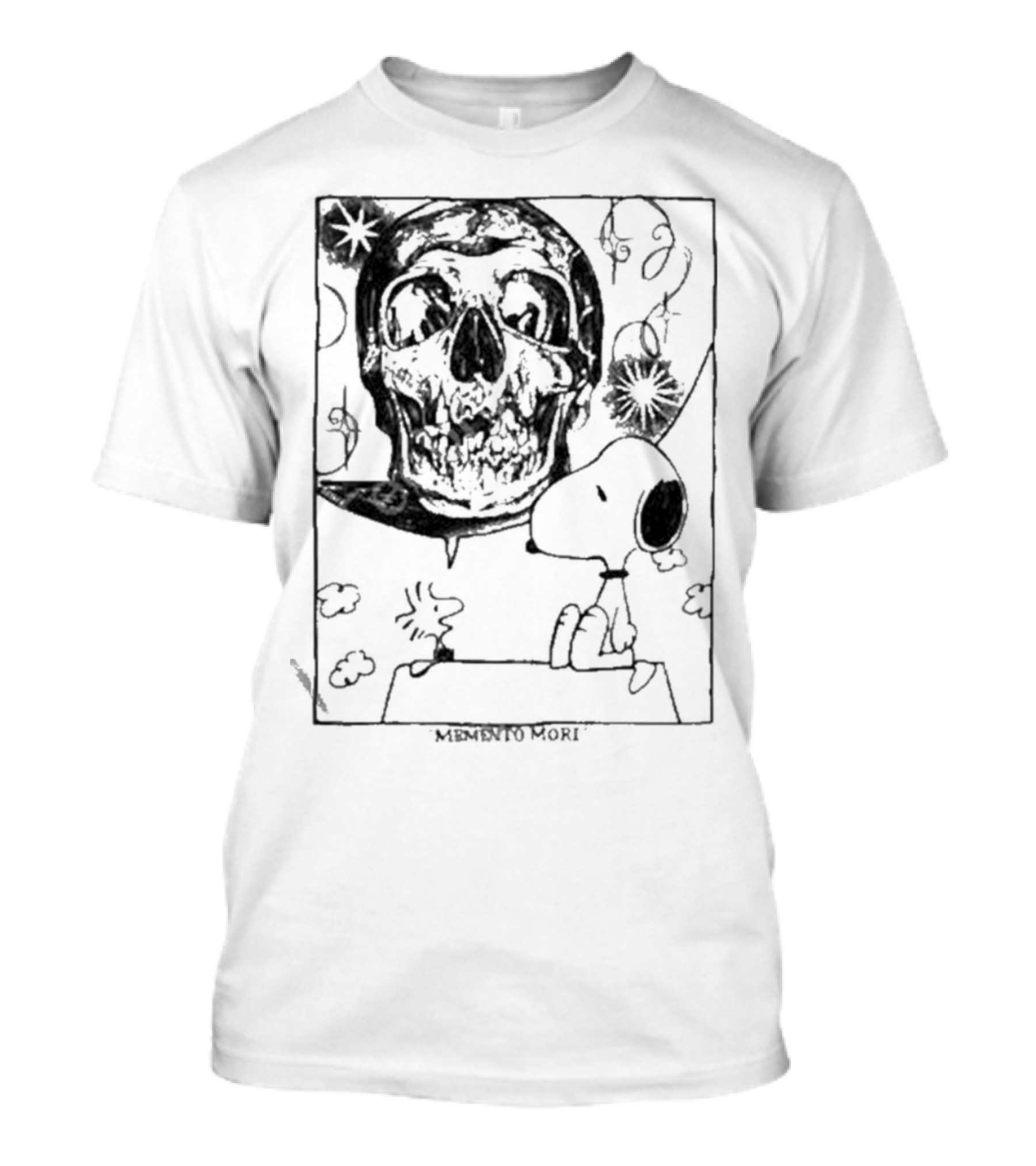Memento Mori Snoopy Skull Art By Bbydeb T-Shirt