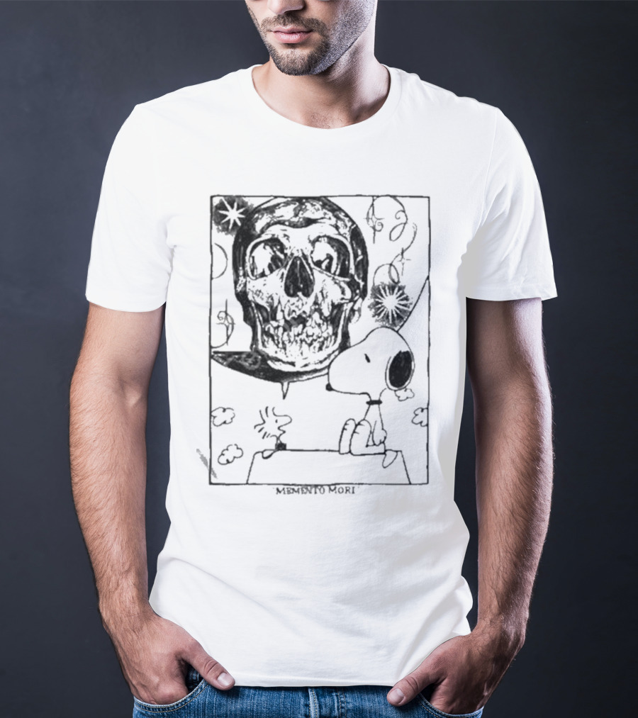 Memento Mori Snoopy Skull Art By Bbydeb T-Shirt