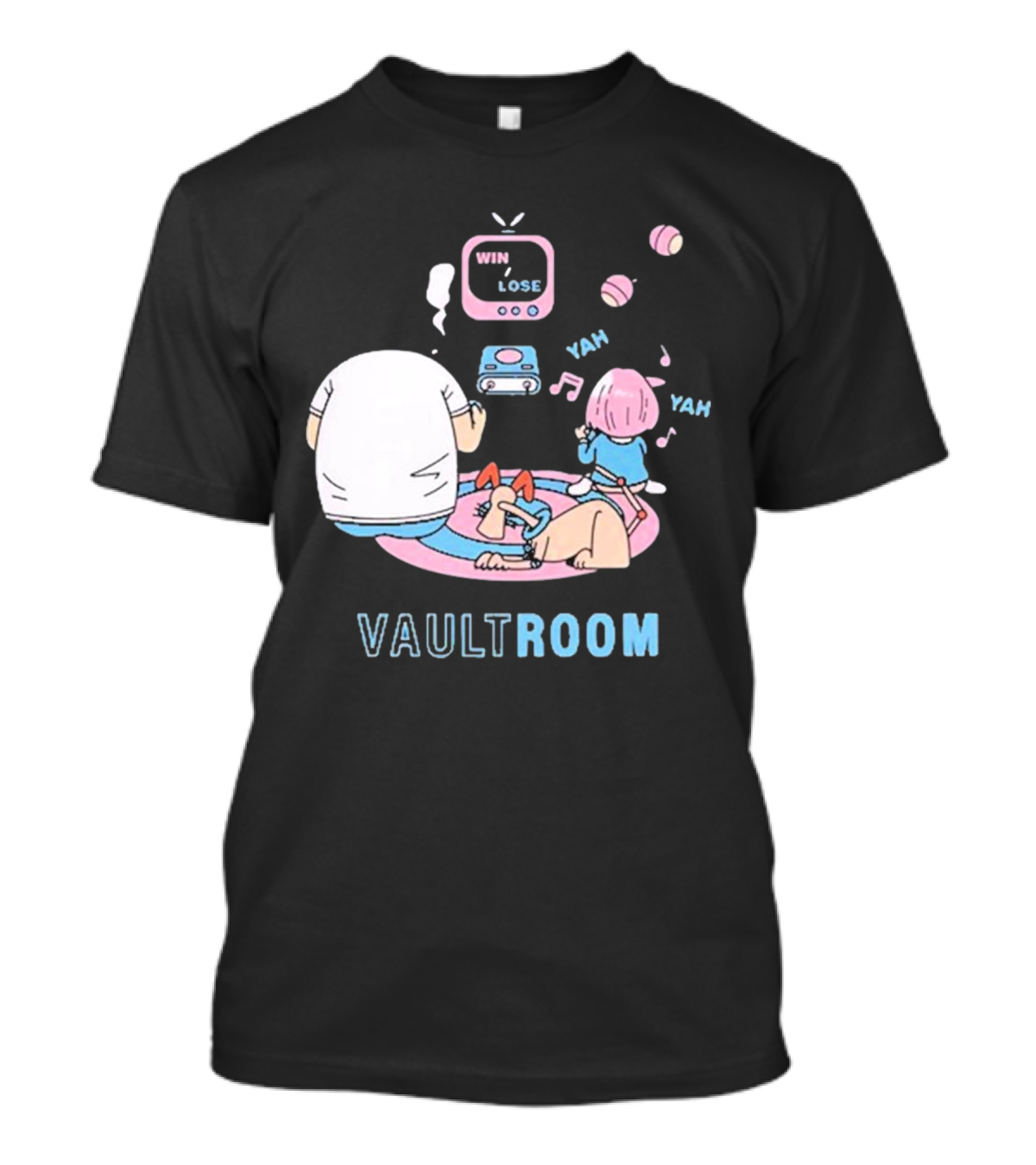 Vault Room Gaming Fun With Win Lose Challenge T-Shirt