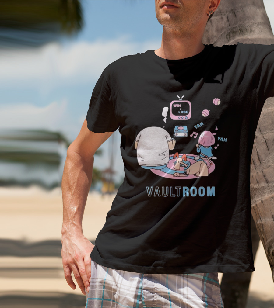 Vault Room Gaming Fun With Win Lose Challenge T-Shirt
