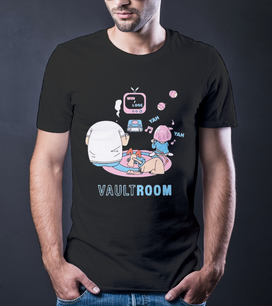 Vault Room Gaming Fun With Win Lose Challenge T-Shirt