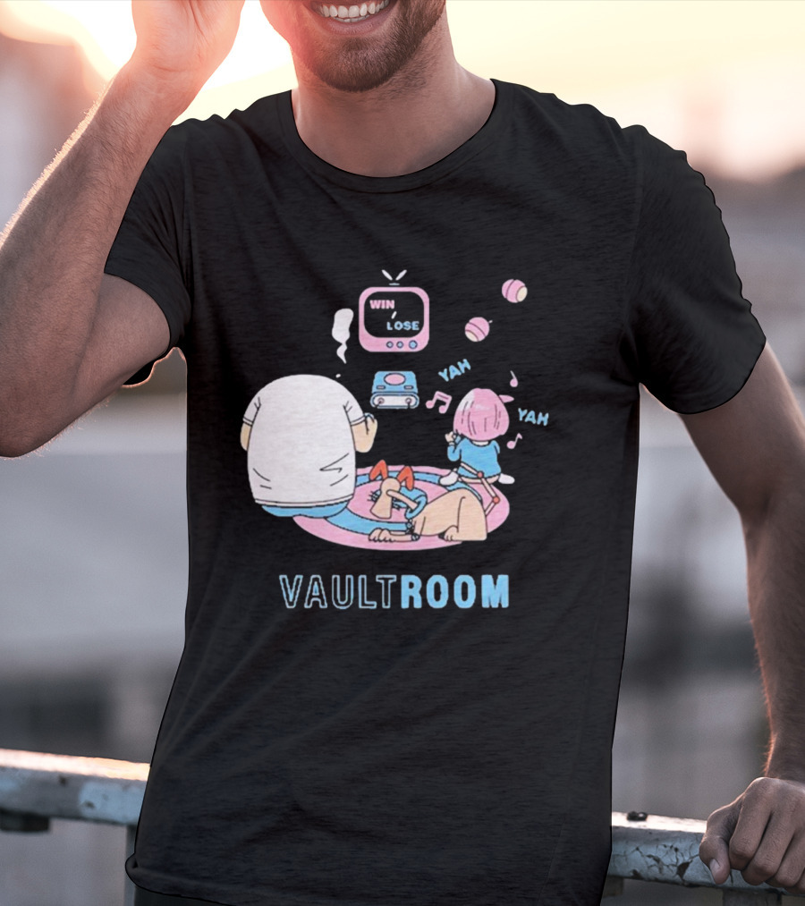 Vault Room Gaming Fun With Win Lose Challenge T-Shirt