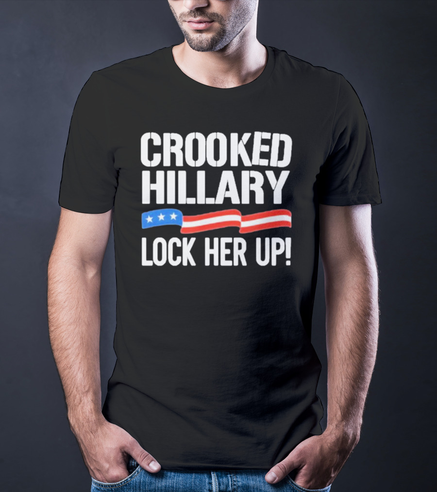 Crooked Hillary Lock Her Up T-Shirt