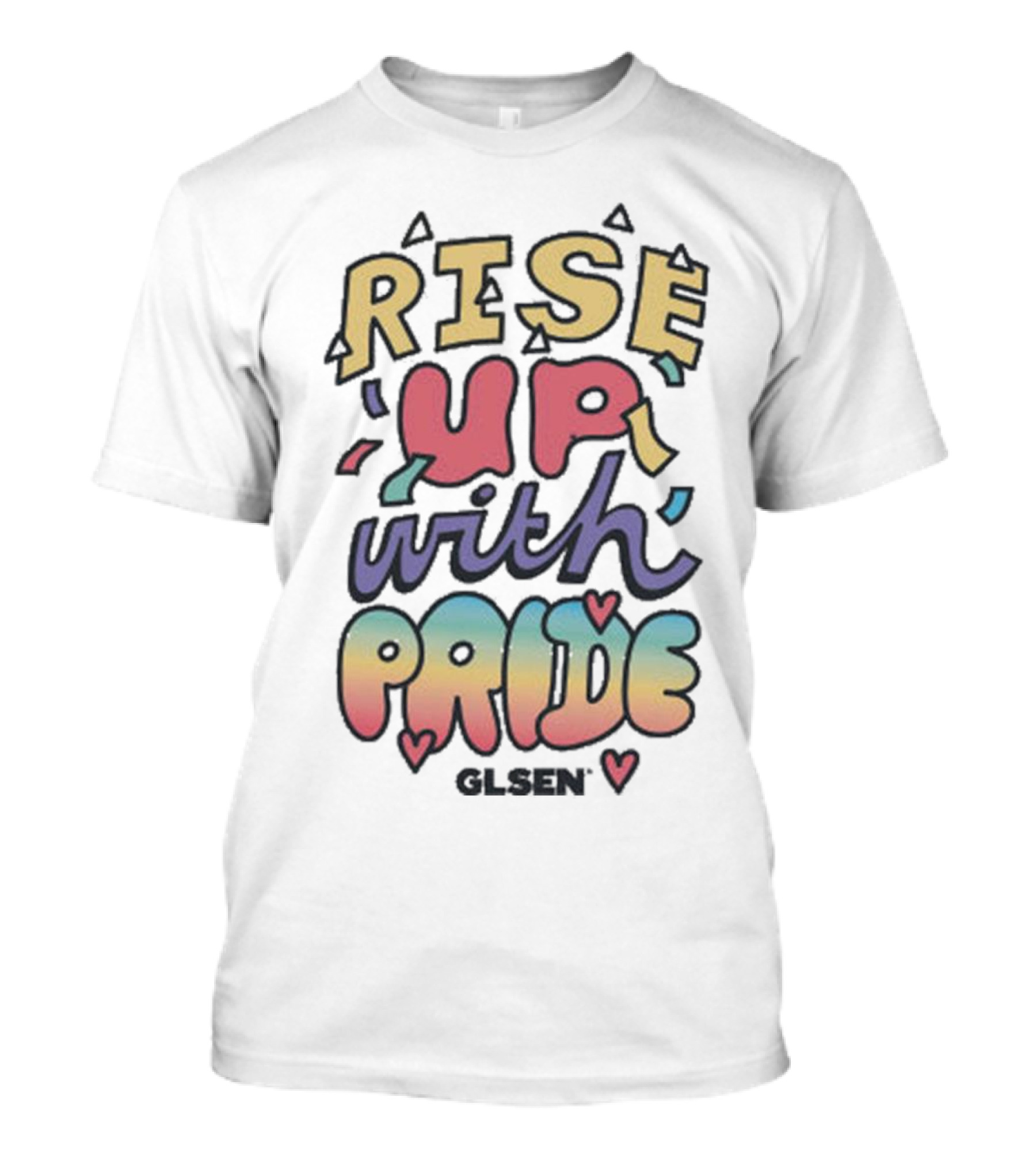 Rising Colors Of Pride By GLSEN T-Shirt
