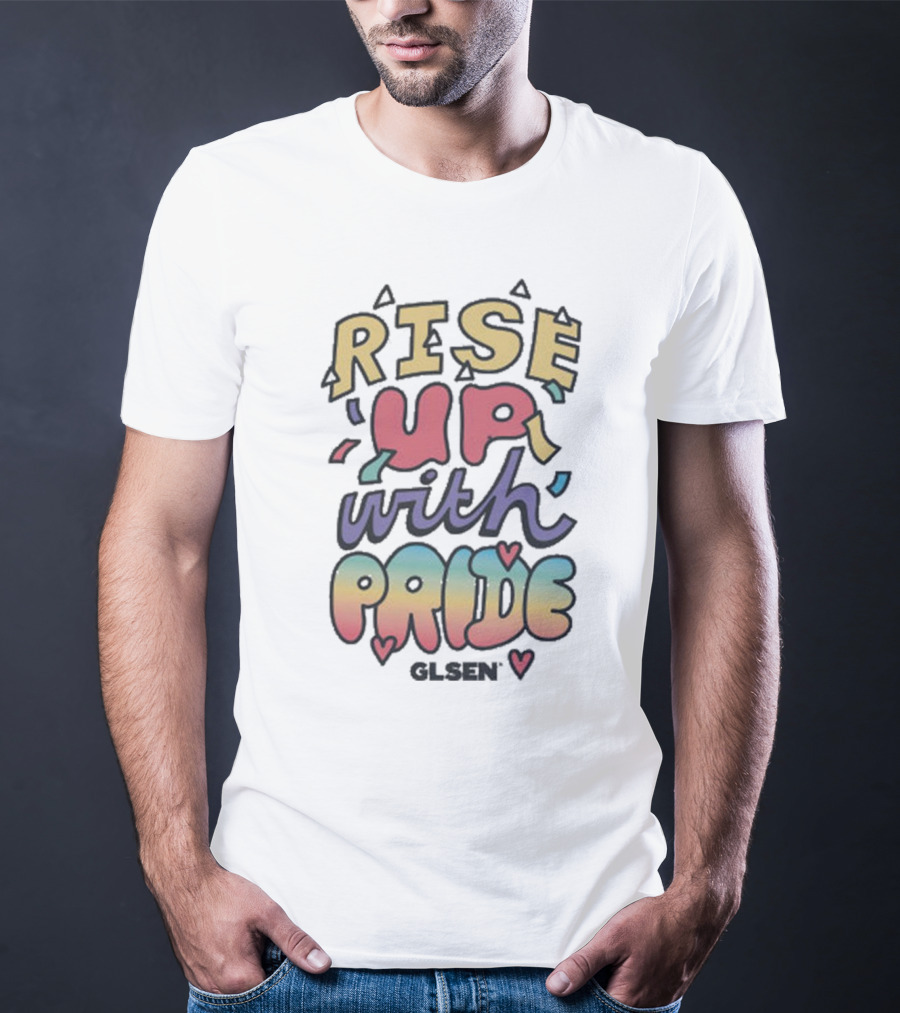 Rising Colors Of Pride By GLSEN T-Shirt