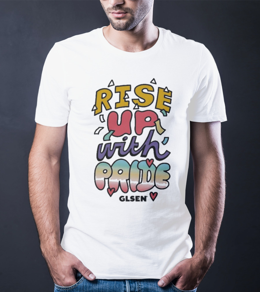 Glsen Rise Up With Pride Wilson Cruz T-Shirt
