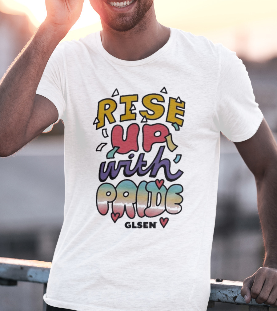 Glsen Rise Up With Pride Wilson Cruz T-Shirt