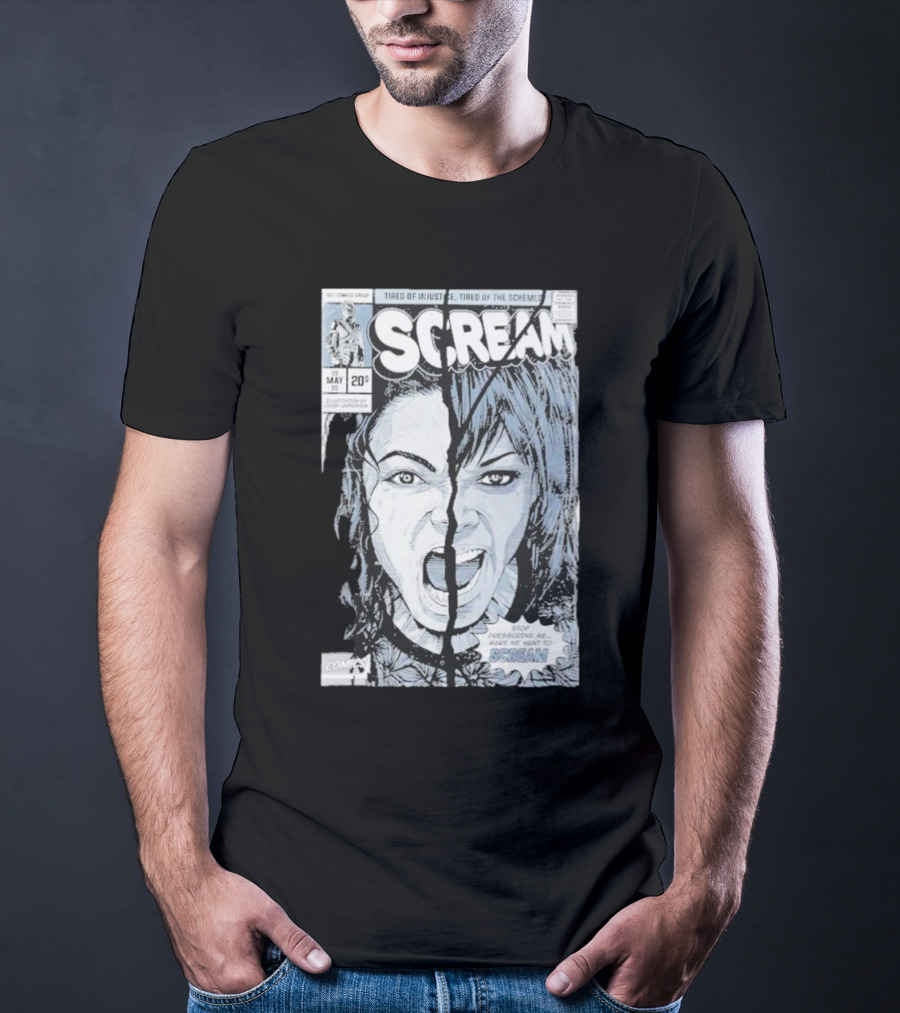 Mj History Scream Tired Of Injustice Tired Of The Schemes Comic May 20 Scream T-Shirt