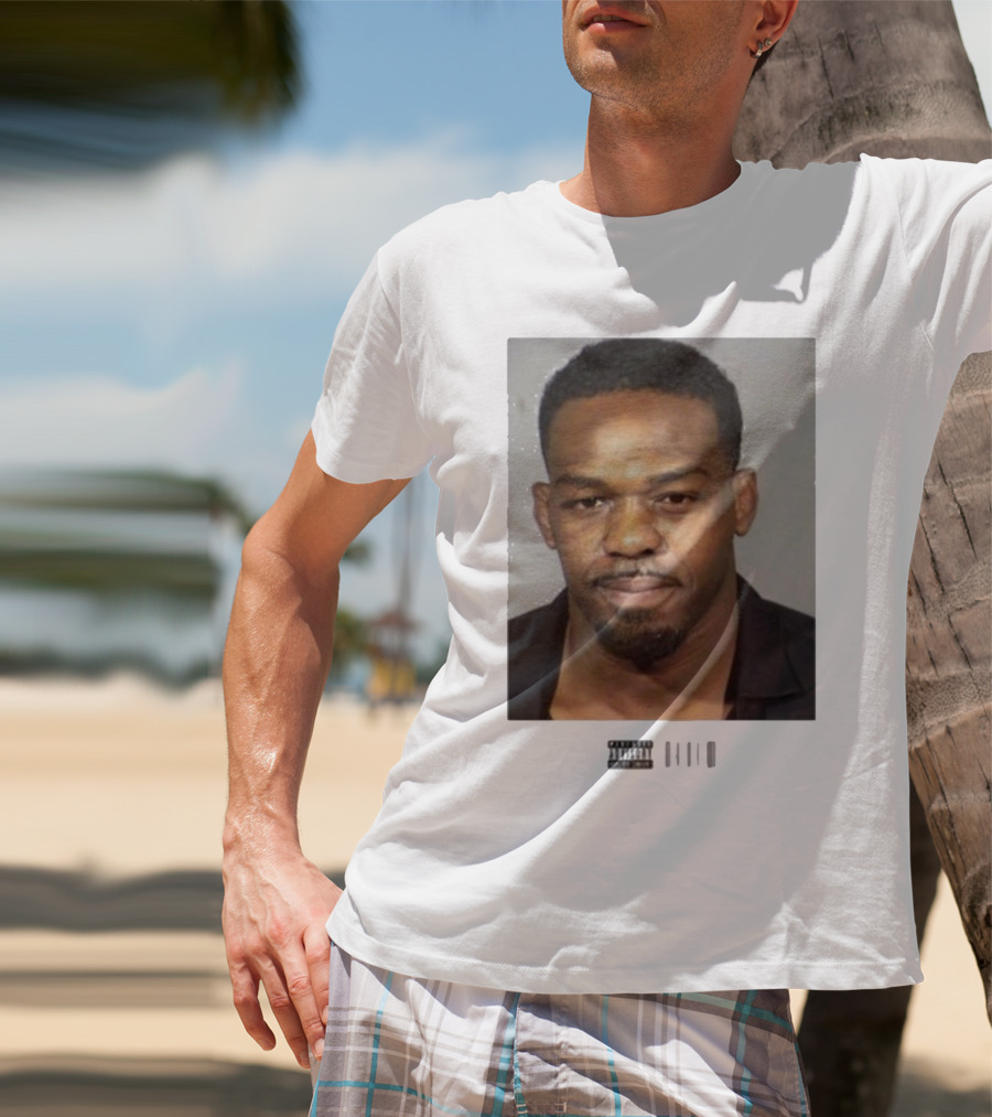 Jon Jones Mugshot UFC Champion Image T-Shirt