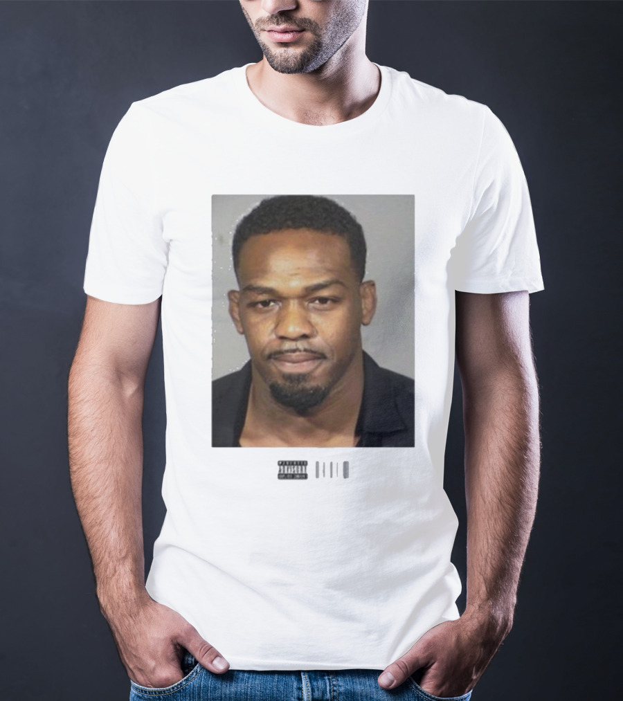 Jon Jones Mugshot UFC Champion Image T-Shirt