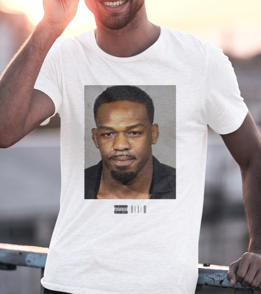 Jon Jones Mugshot UFC Champion Image T-Shirt