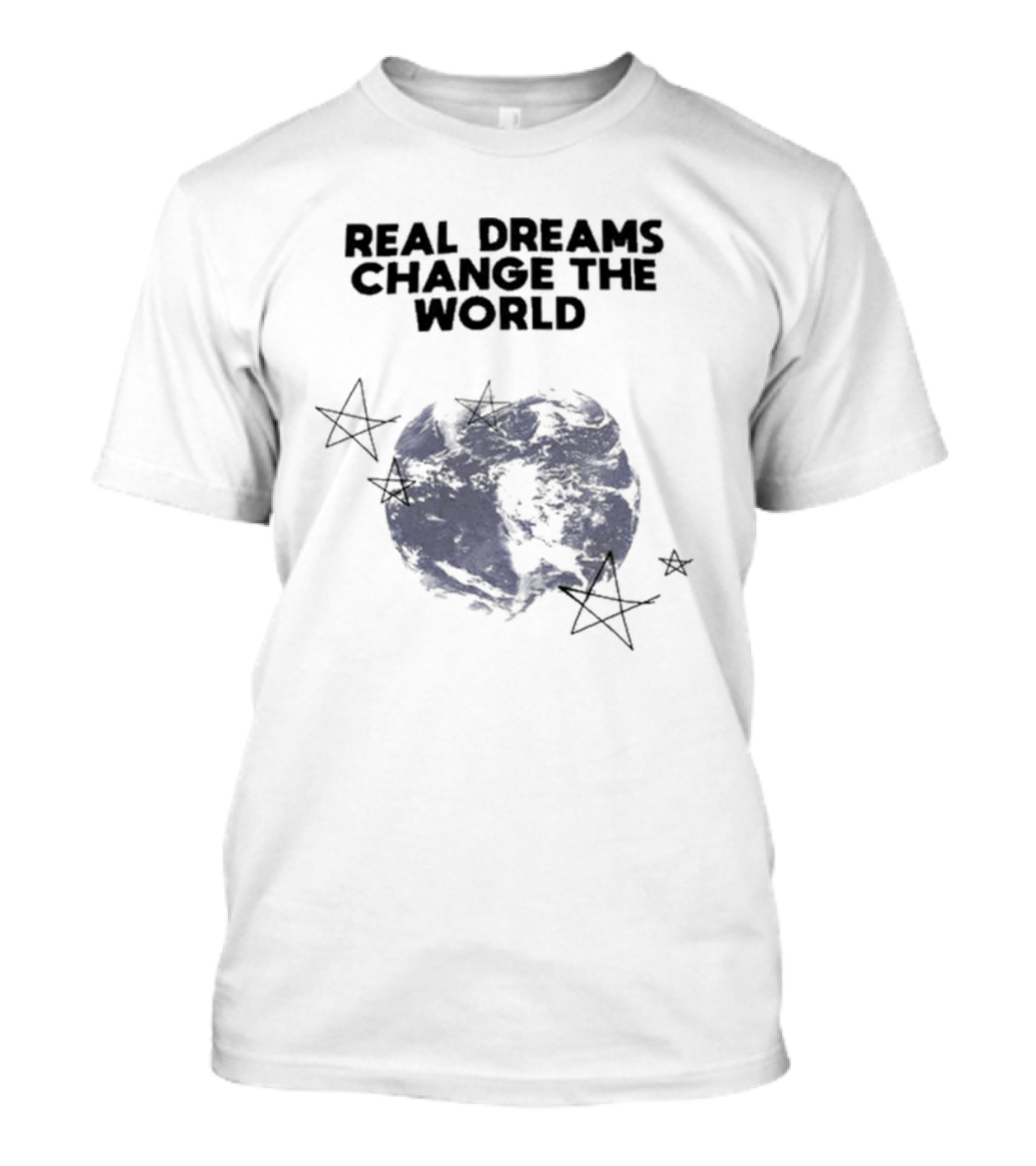 RDCWorld Planet Limited Real Dreams Change The World T-Shirt