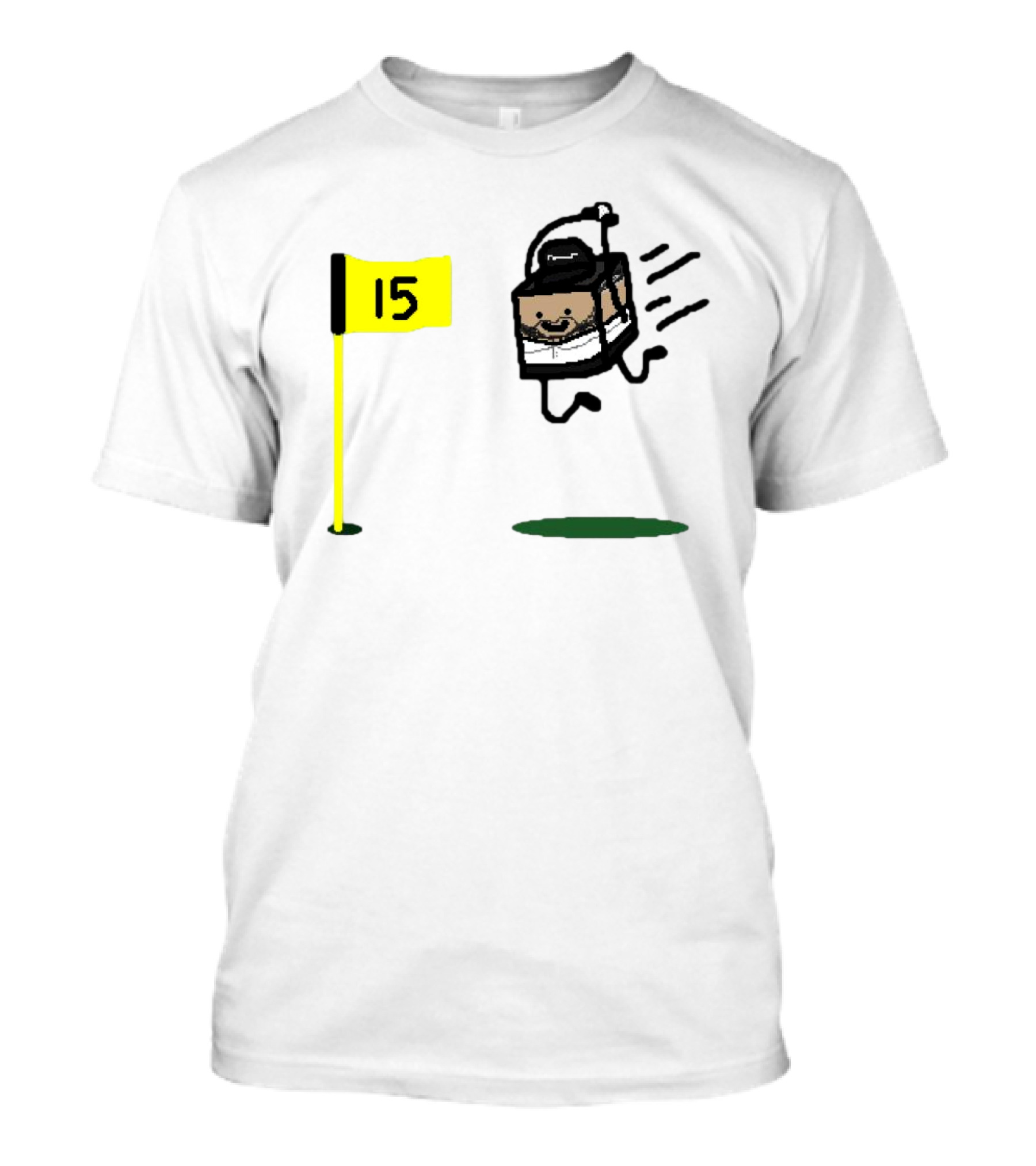 Michael Block Animated Golf Celebration Flag 15 T-Shirt