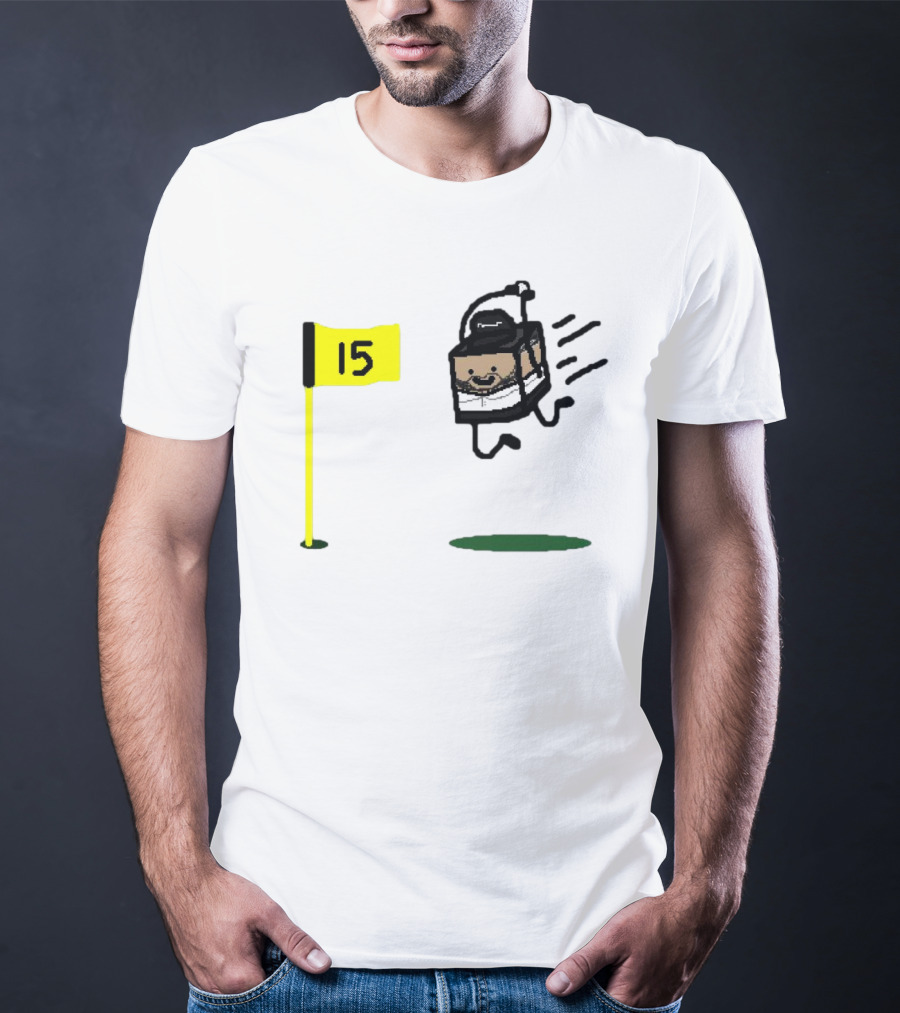 Michael Block Animated Golf Celebration Flag 15 T-Shirt