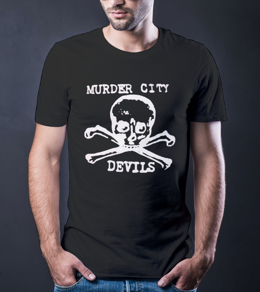 Murder City Devils Skull And Crossbones T-Shirt