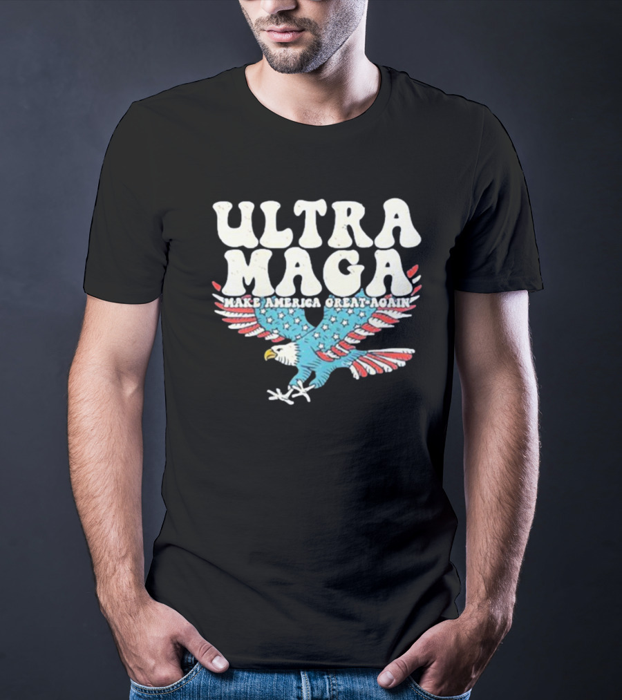 Ultra Maga Make America Great Again Eagle T-Shirt