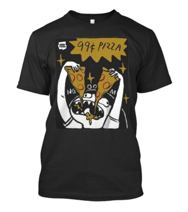 My Giant Nerd Boyfriend Wee Toon 99¢ Pizza T-Shirt