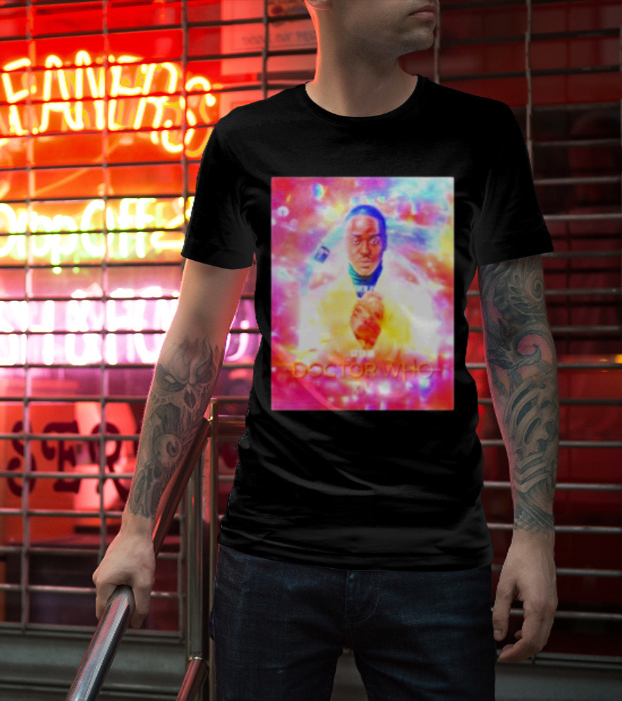 Doctor Who 14 Ncuti Gatwa Vibrant Time Traveler T-Shirt