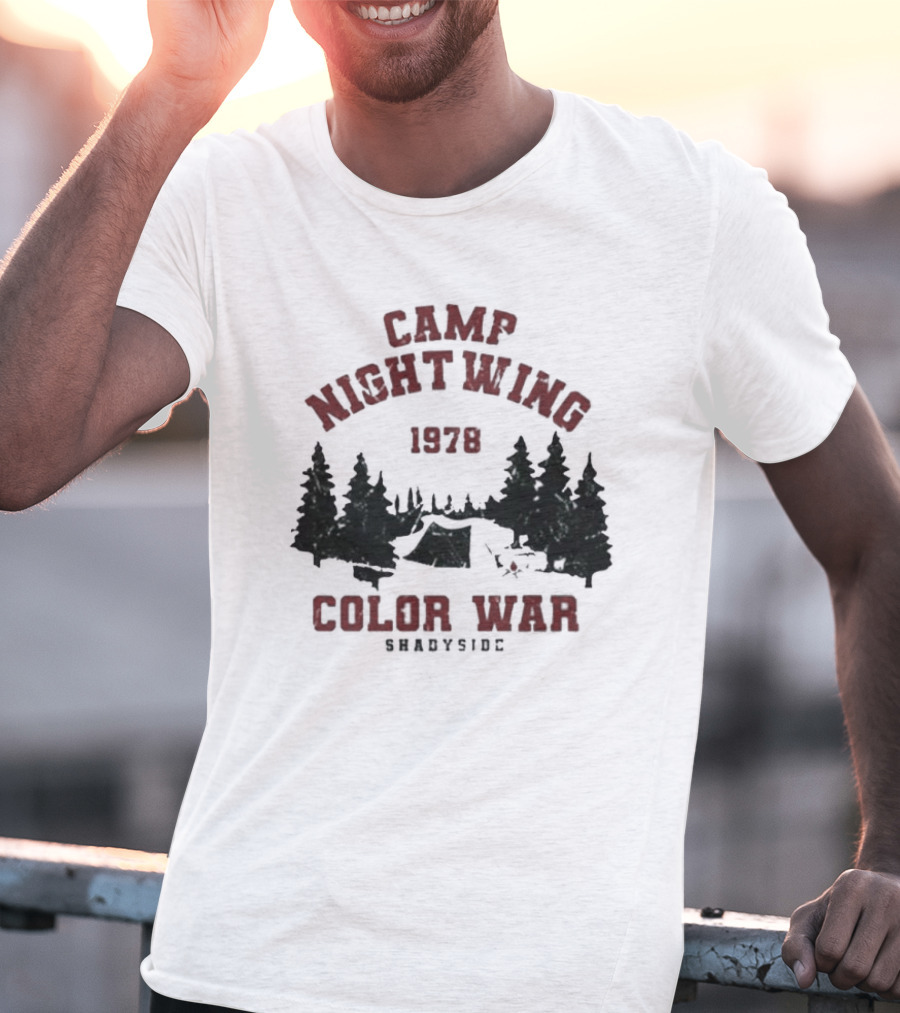 Camp Nightwing 1978 Color War Shadyside T-Shirt