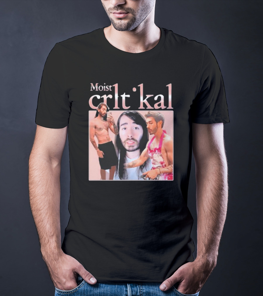 Moistcr1tikal Connor Amari Editable Screenshot Long Hair Apron Mirror Selfie T-Shirt