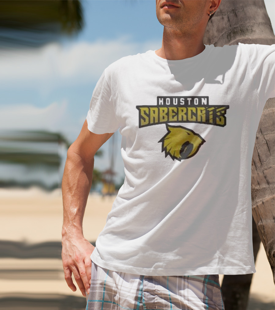 Houston SaberCats Yellow T-Shirt