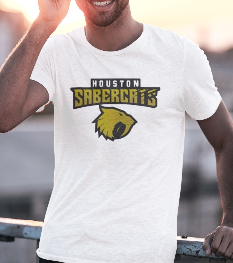 Houston SaberCats Yellow T-Shirt
