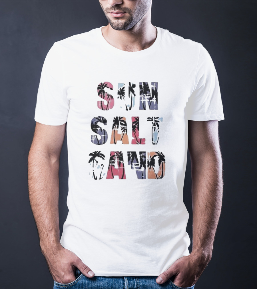 Sun Salt Sand Tropical Beach Vibes T-Shirt