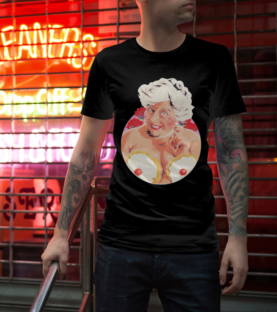 Miriam Saucy Grandma With Cake Pops And Roses T-Shirt