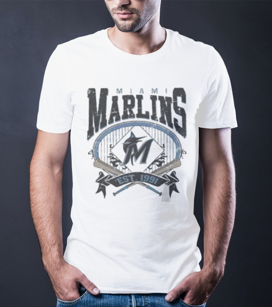 Miami Marlins MLB Baseball Game Day Est. 1993 T-Shirt