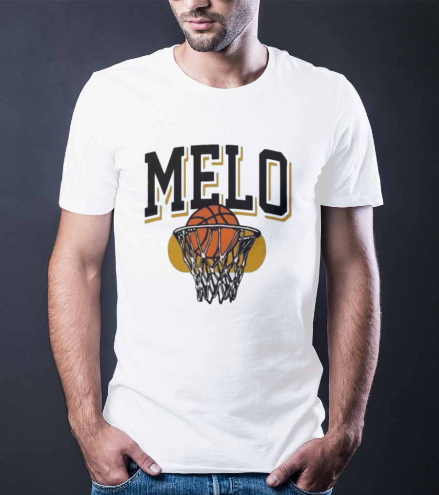 Melo Los Angeles Basketball Hoop Net Iconic T-Shirt