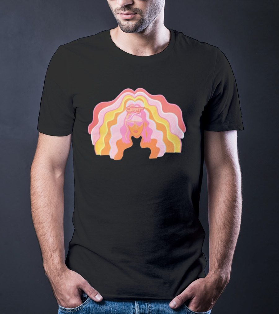 Queen Radio Flow Retro Psychedelic Vibes T-Shirt