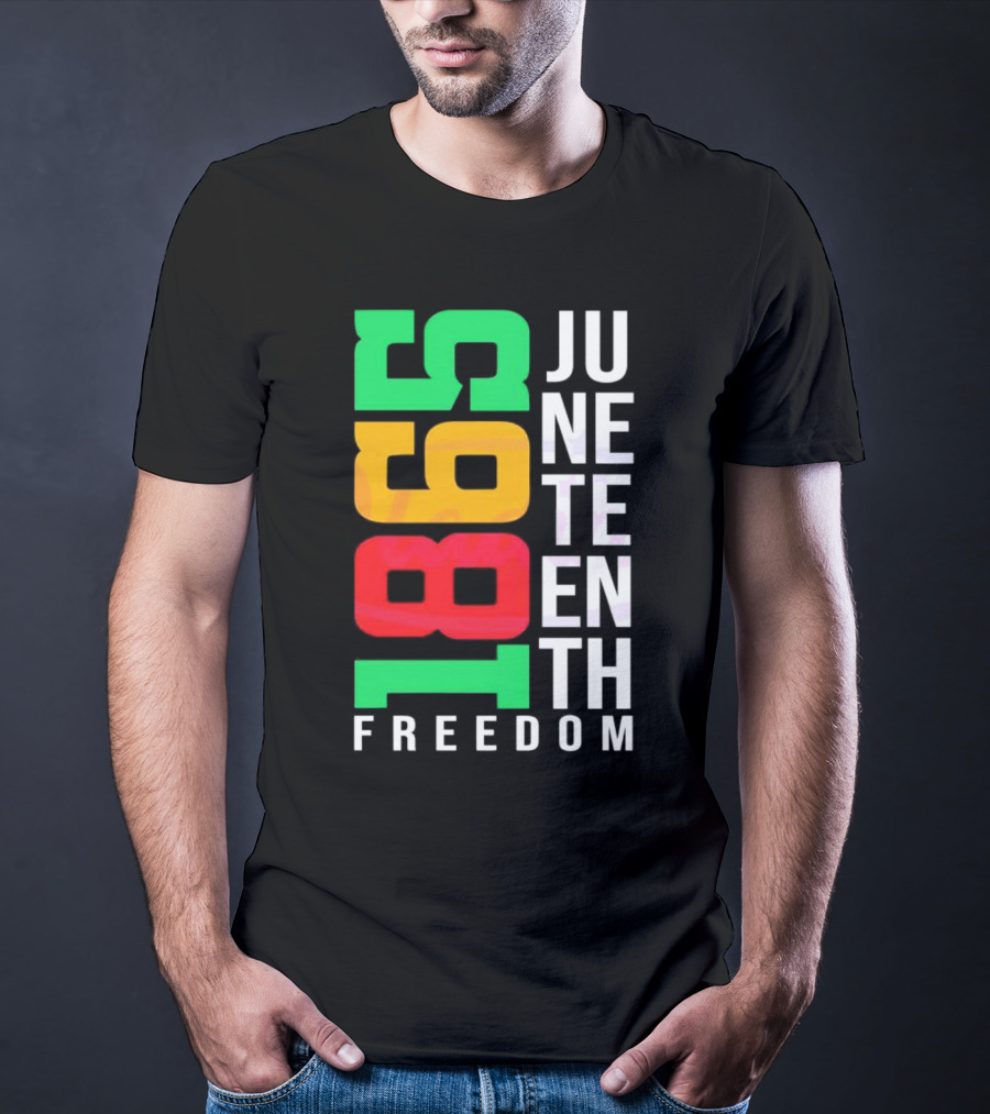 1865 Juneteenth Freedom Black History Month T-Shirt