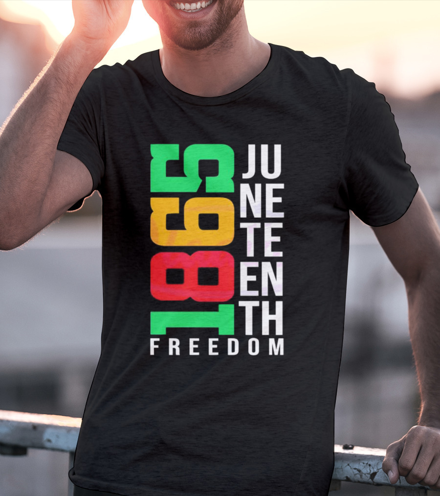 1865 Juneteenth Freedom Black History Month T-Shirt