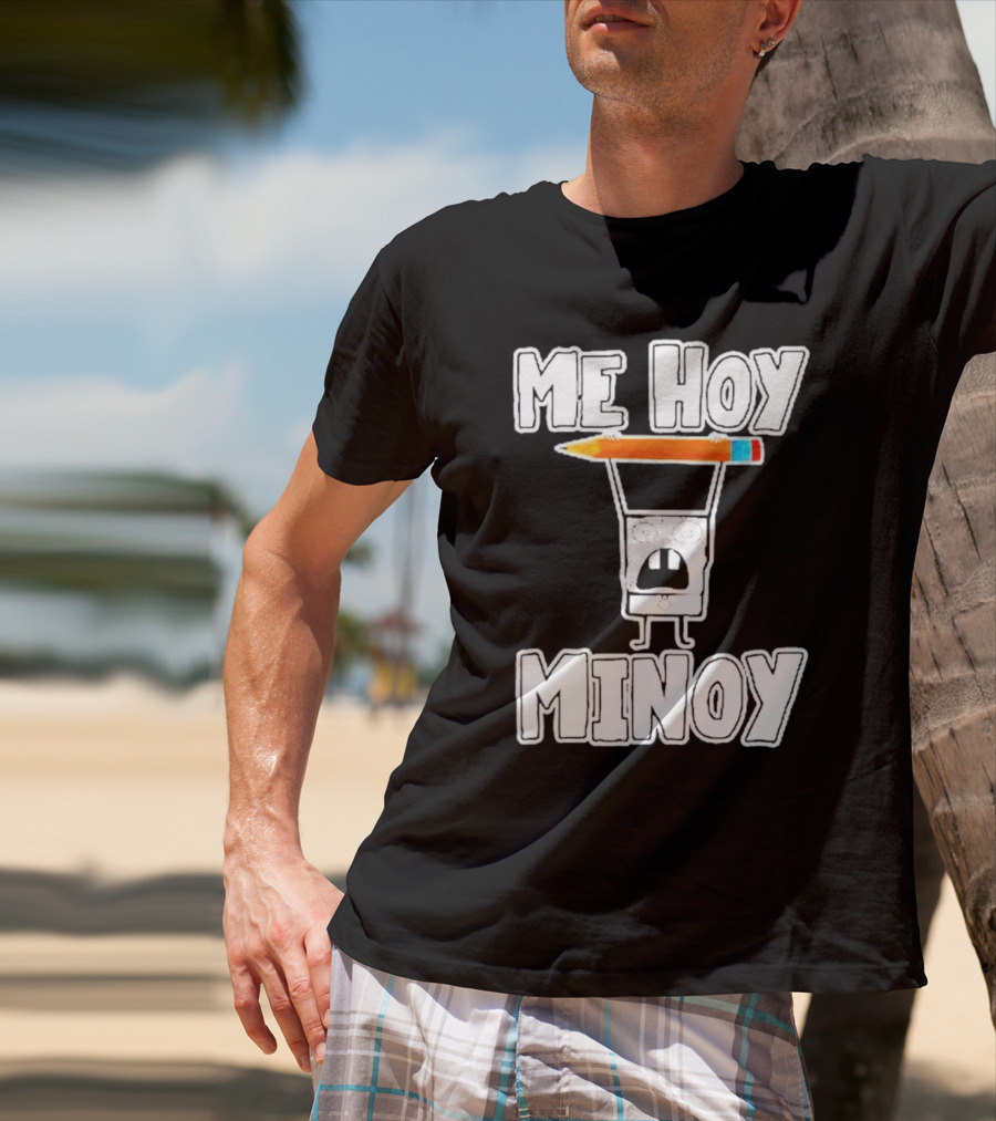 Me Hoy Minoy Doodle With Pencil SpongeBob Reference T-Shirt