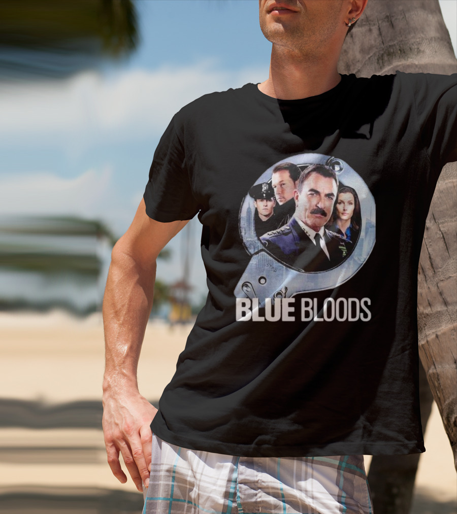 Blue Bloods Reagan Family Tom Selleck Donnie Wahlberg Cop Movie Fan T-Shirt
