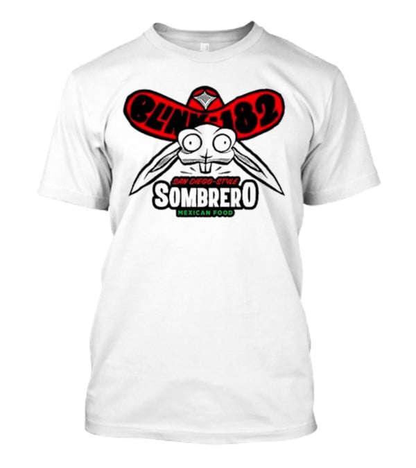 Blink-182 San Diego-Style Sombrero Mexican Food T-Shirt