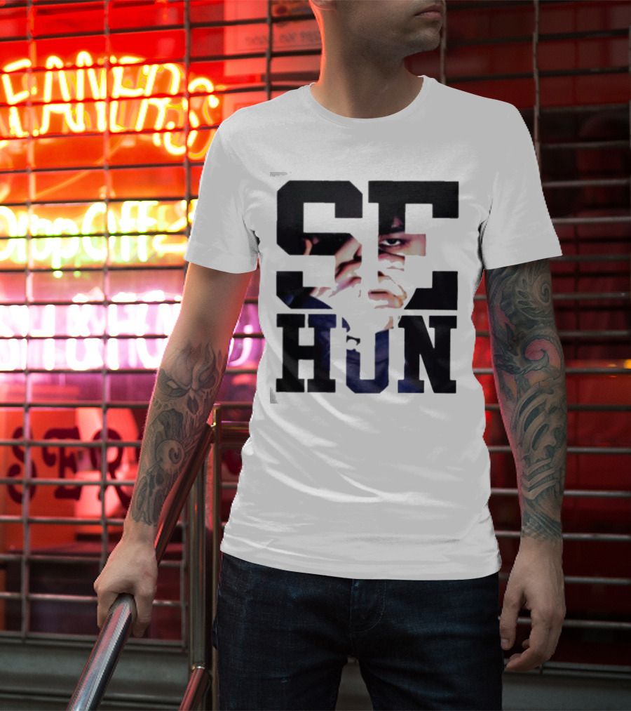 Sehun Monster Version EXO Kpop Band Dark Intense T-Shirt