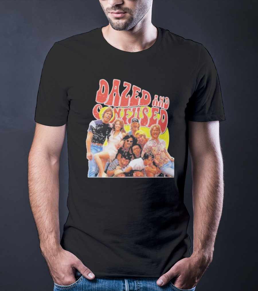 Dazed And Confused Movie Cast Group Image T-Shirt