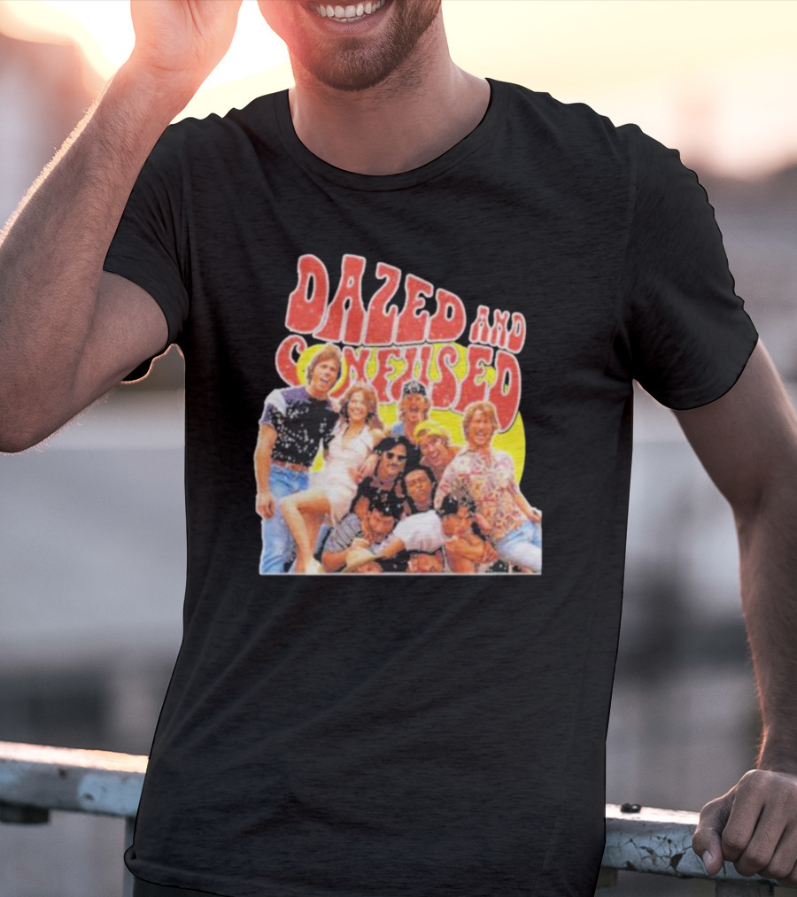 Dazed And Confused Movie Cast Group Image T-Shirt