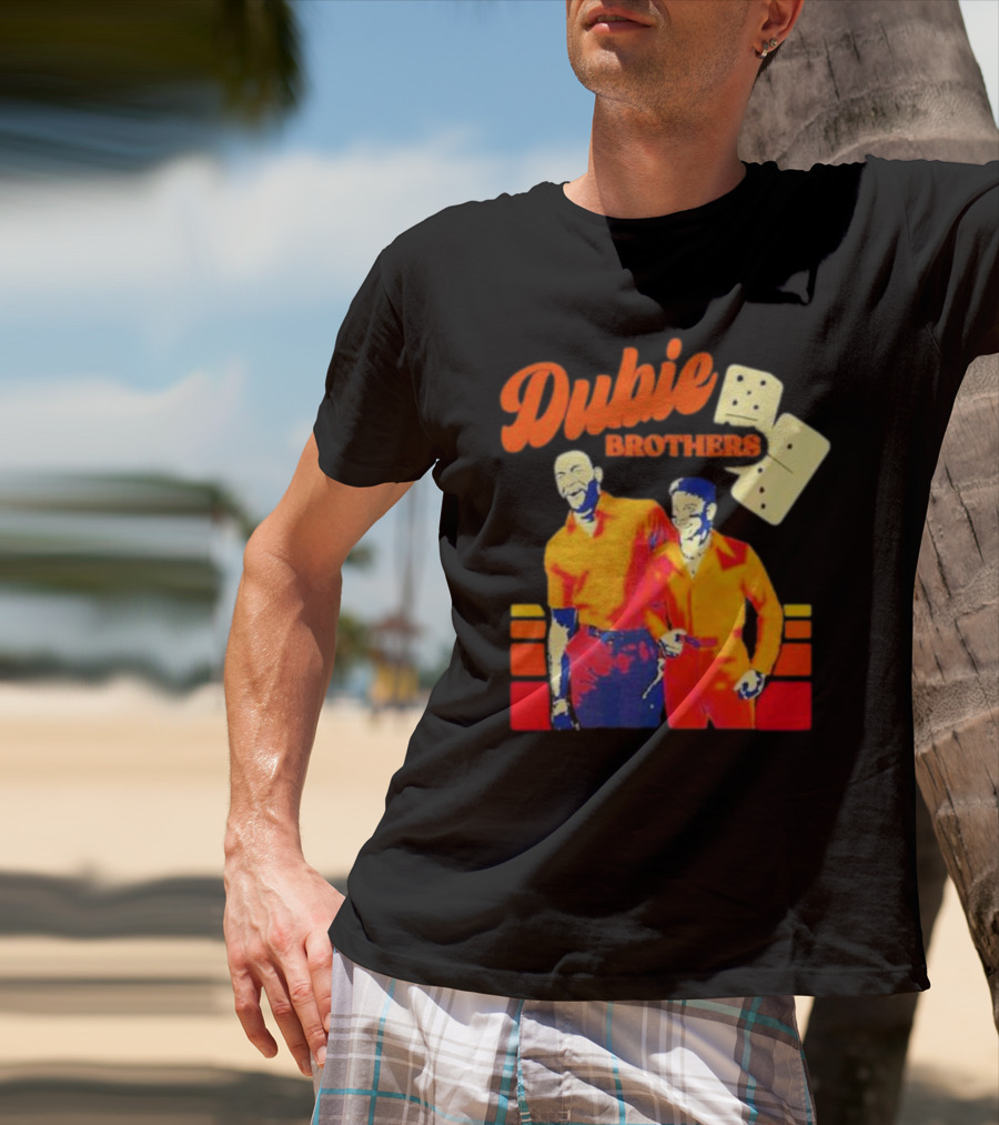 Dubie Brothers Domino Duo Orange Outfits T-Shirt