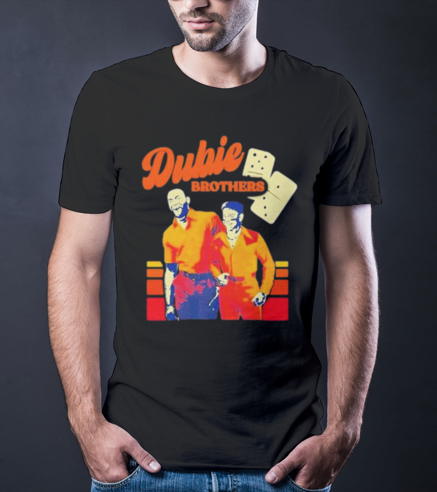 Dubie Brothers Domino Duo Orange Outfits T-Shirt
