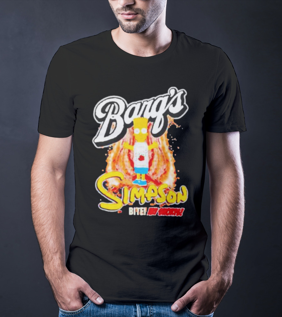 Barg’s Root Beer Bart Simpson Bite My Shorts T-Shirt