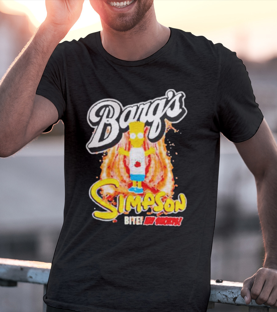 Barg’s Root Beer Bart Simpson Bite My Shorts T-Shirt