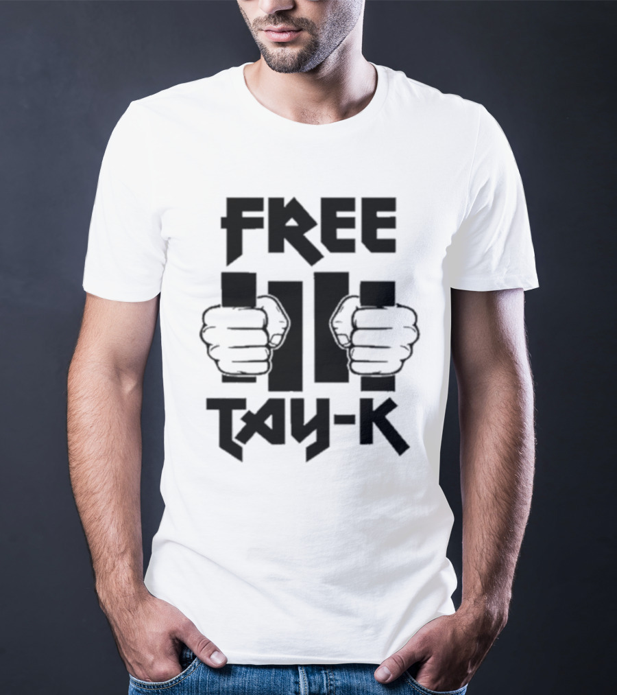 Free Tay-K Hands Behind Bars Iconic T-Shirt