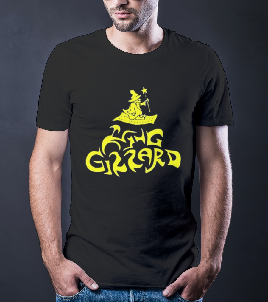 King Gizzard And The Lizard Wizard San Francisco 16 Yellow Wizard On Carpet T-Shirt